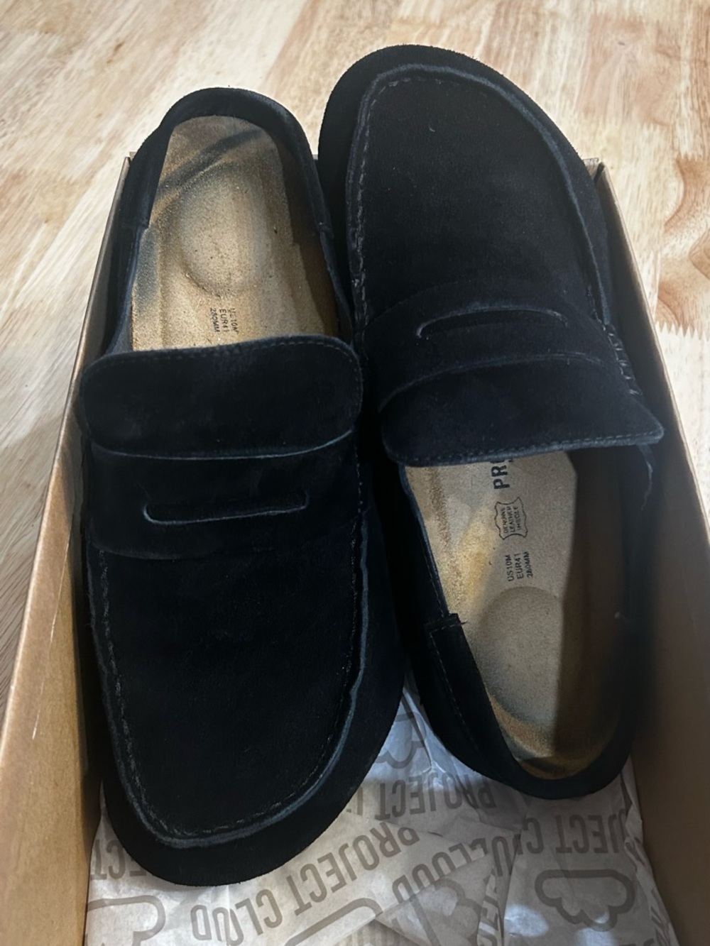 Project Cloud Womens Black Loafers